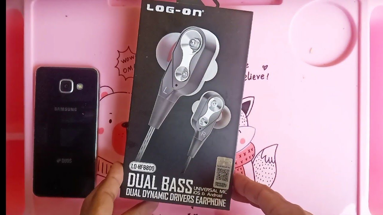 Unboxing Headset | Dual Bass | Dual Dynamic Driver | Log On L0-HF8800