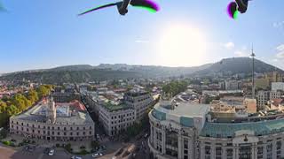 georgian view  Freedom Square  October 2025  video 360°