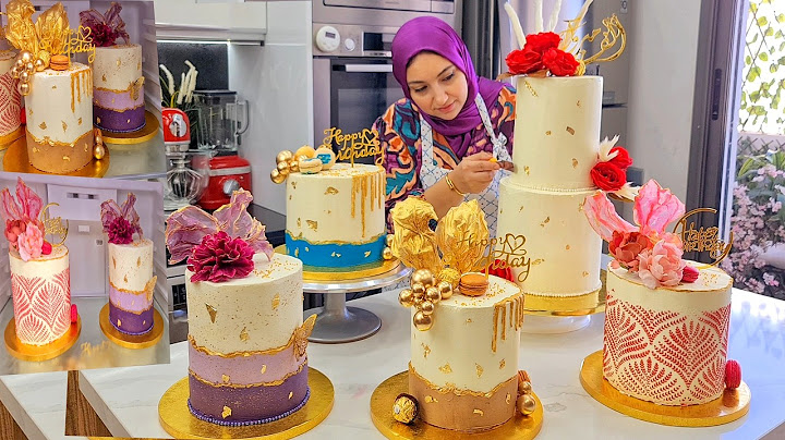 incredible mass production! how to make birthday and New Year's Eve cakes