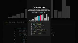 Insertion Sort Explained VISUALLY (You'll Finally Get It)