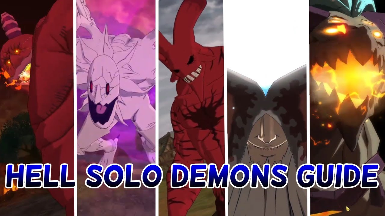 EVERY HELL DEMON SOLO GUIDE, UPDATED TEAMS! - The Seven Deadly Sins Grand Cross