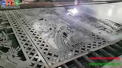 Máy cắt bản mã và hoa văn CNC Plasma Oxy-Gas EMC