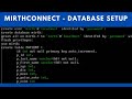 MirthConnect Setup - Database Setup