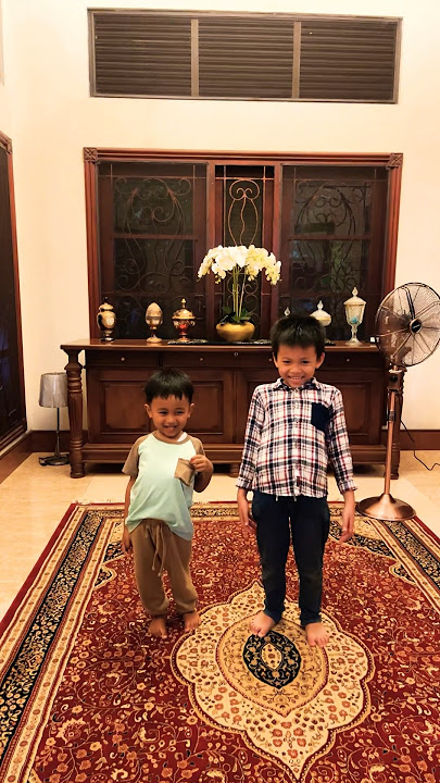 Senam anak lompat ke depan belakang bareng dek aqil 🤣