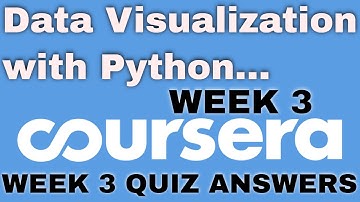 Data Visualization with Python week 3 coursera answers | Data Visualization with Python week 3 quiz