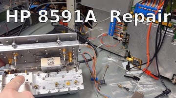 #1 [Repair/RF] HP 8591A Spectrum analyzer