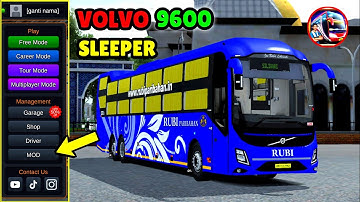 How To Add VOLVO 9600 Sleeper Bus Mod in BUSSID | Indian Luxury Volvo Mod 2026