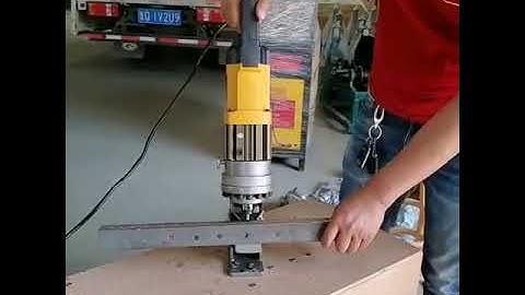 electric steel punching machine Hydraulic hole punching machine portable hole puncher