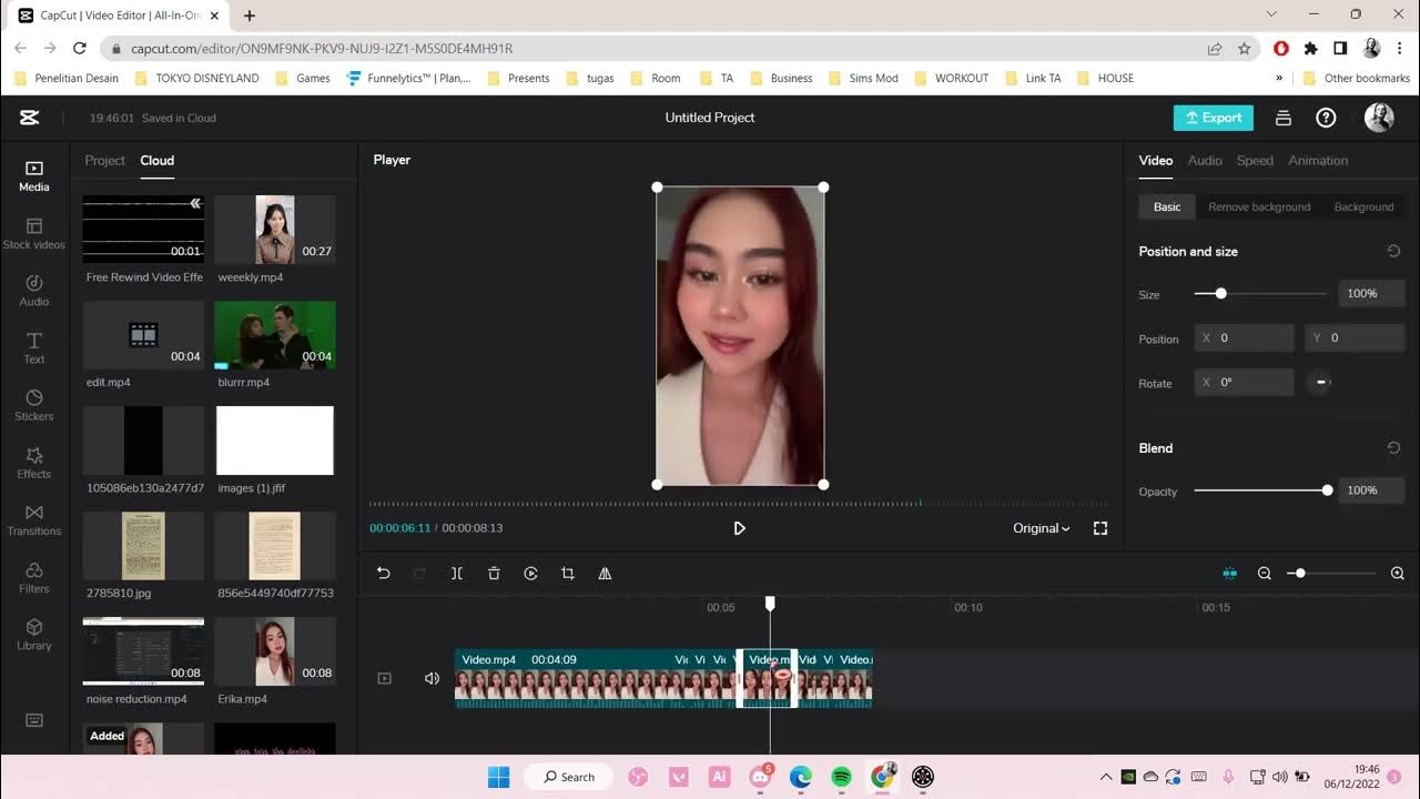 How To Make Mirror Shake Video Effect In CapCut Browser YouTube