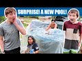 Surprising Our KIDS! | New Pool | Pool In Truck