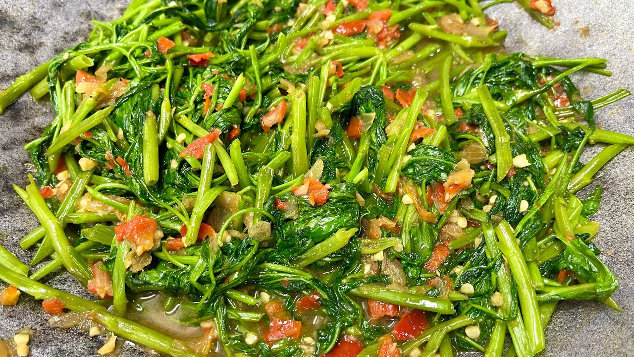 Cara Tumis Kangkung Belacan Sedap | Stir-Fry Water Spinach Recipe