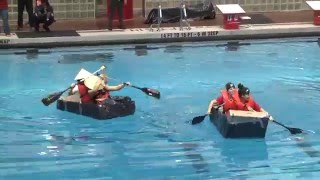 Rutgers Engineering Week Cardboard Canoe Races 2016