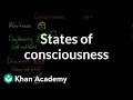 States of consciousness | Processing the Environment | MCAT | Khan Academy