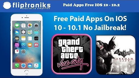 NEW IOS 10 - 10.1 - 10.2 Get PAID Apps/Games FREE (NO Jailbreak)- Iphone 7/7Plus/6/6Plus/6s/6sPlus