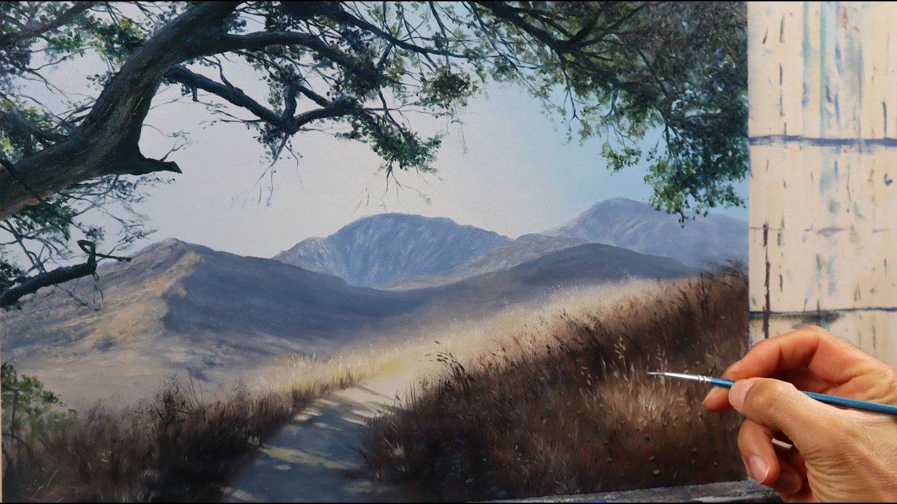 How to paint really realistic grass the easy way