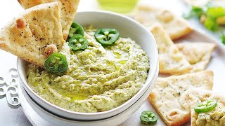 Cilantro Jalapeño Hummus