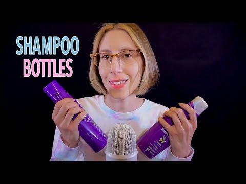 ASMR | Shampoo and Conditioner - fast tapping, puffing, plastic sounds