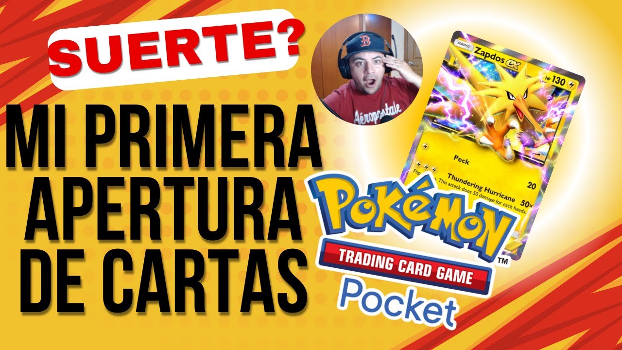 Mi primera vez en TCG!!! Abriendo sobres Estreno POCKET #1 - YouTube