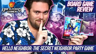 Hello Neighbor The Secret Party Game Board Game Review