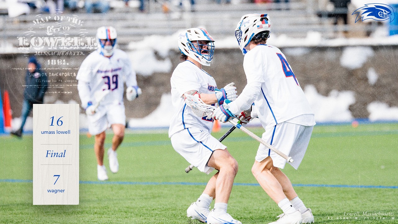 Men's Lacrosse | UMass Lowell vs Wagner Highlights (02.21.26)