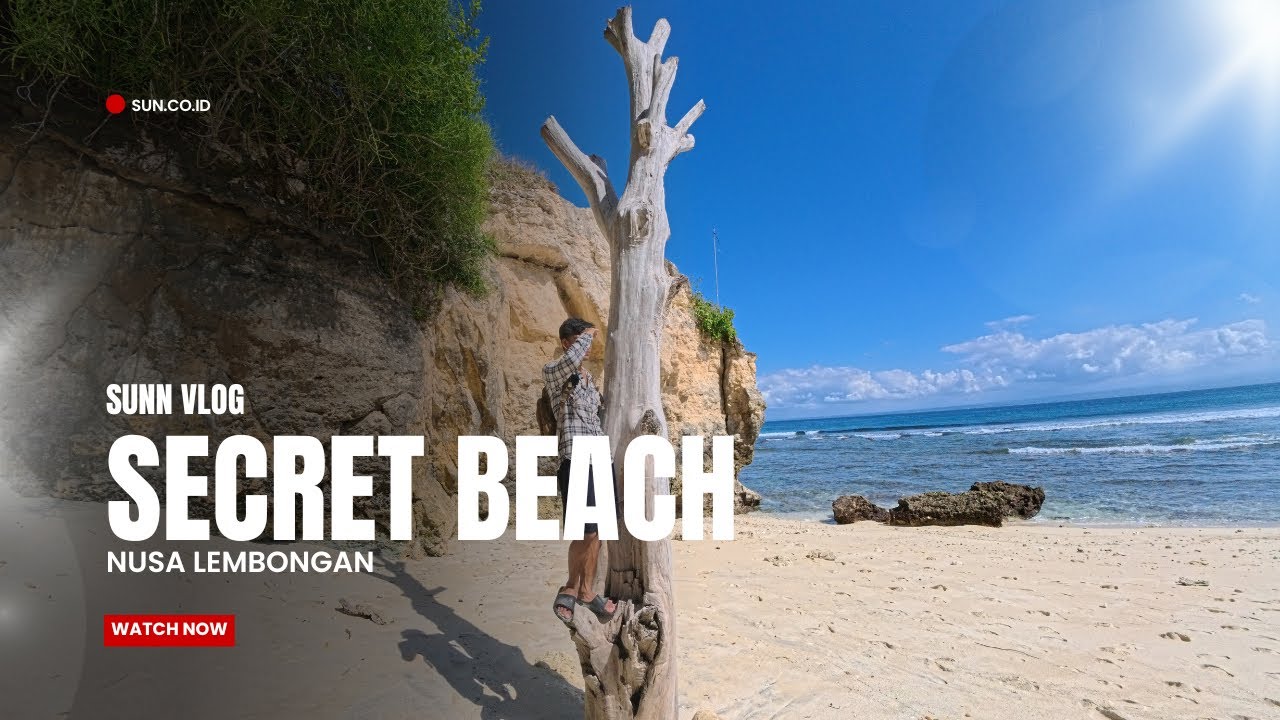 Explore secret beach | nusa lembongan bali 