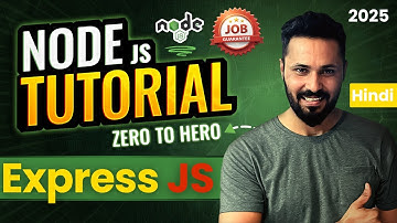 Node JS Tutorial in Hindi #24 What is Express JS & Setup