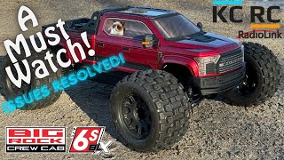 Arrma Bigrock 6s First Run (Proline MX38 Badlands)