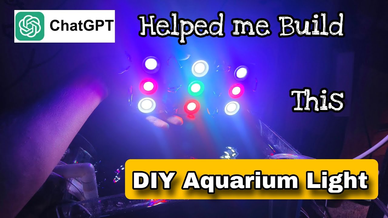 DIY WRGB LED Light for Planted Aquarium | Stunning Colors