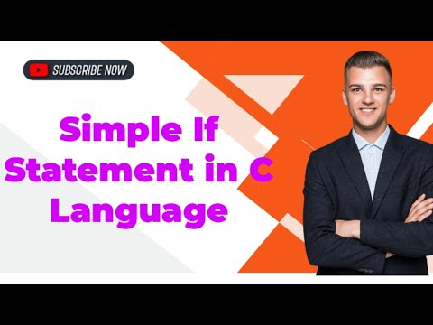 if statement in c programming ||Simple if statement in c language