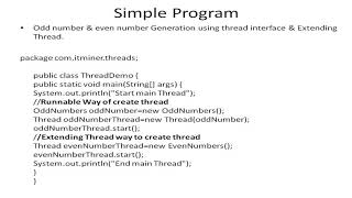 JAVA MULTI THREADING WITH SIMPLE EXAMPLE PROGRAM  | JAVA THREAD FOR BEGINNERS.