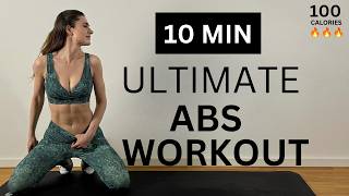 10 MIN ULTIMATE ABS WORKOUT – Burn Belly Fat & Build a Strong Core | No Equipment