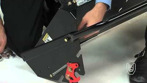 Agri-Fab Smartlink Master Platform Attaching the Hitch Tubes