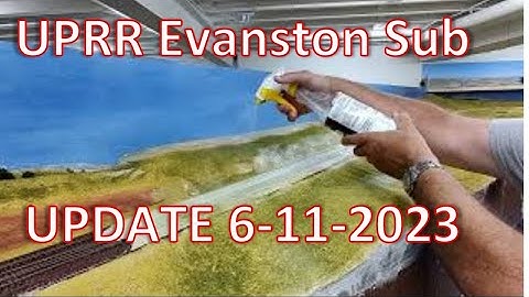 Adding Scenery Texture to the UTLX Area UPRR Evanston Sub Update HO Model Trains in Action