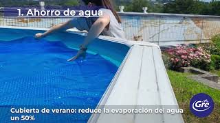 Beneficios del uso de una cubierta en la piscina #ahorro