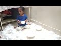 Akshara disposal setting in her own || very funny kid talented baby girl so cute beautiful ||