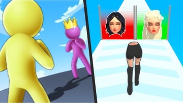 GIANT RUSH vs BUILD A QUEEN - Gameplay Max Levels UPDATED 2024 Walkthrough ios