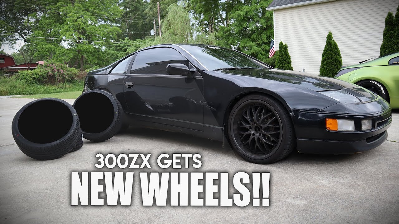 300ZX GETS SLAMMED & NEW WHEELS ! (AGGRESSIVE SETUP ) YouTube