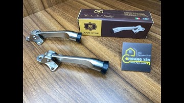 Chân chó, chặn cửa móng ngựa chống gió va đập inox 304 #chancua #khoahoangyen