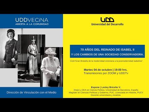 Charla | 70 años del reinado de Isabel II | Los cambios de una sociedad conservadora