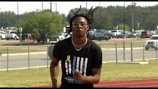 Harlans Tate Taylor Shatters National Record In 100-Meter Dash, Goes 1-On-1 With Ksat 12 Sports