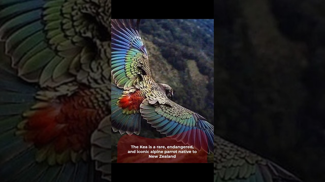 MEET THE RARE BIRD # CLOWN OF THE MOUNTAIN # Newzealand