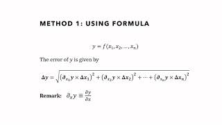 Error Propagation