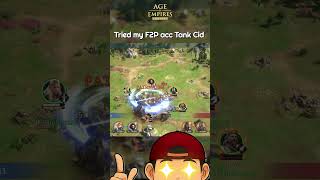 My F2P account TANK BUILD El Cid in Arena PVP | Age of Empires Mobile  #ageofempiresmobile
