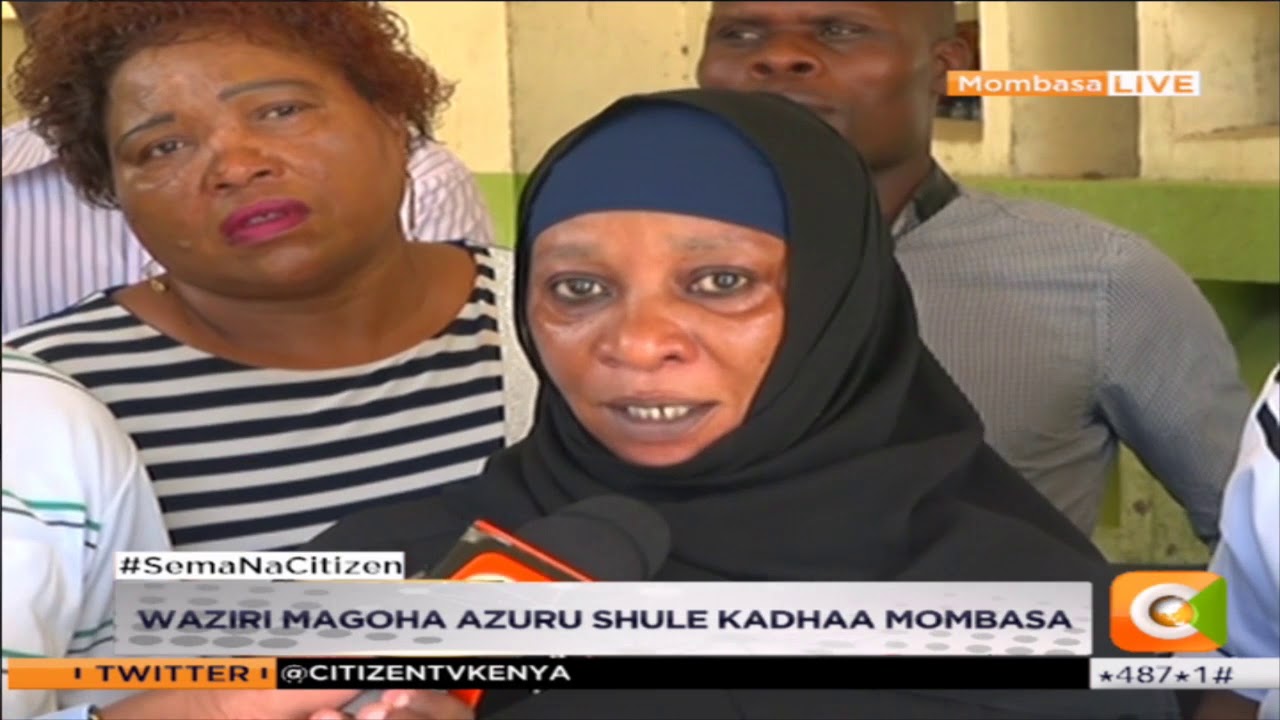 Waziri Magoha azuru shule kadhaa Mombasa