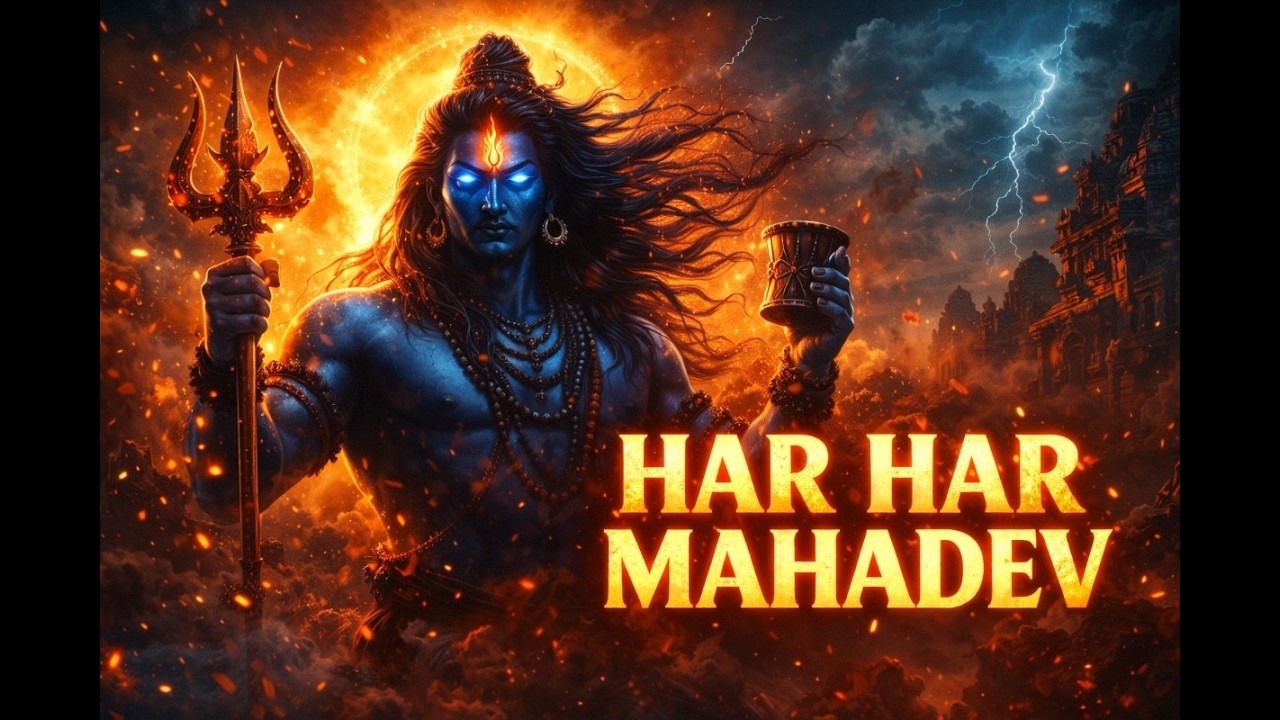 Mahakaal Tandavam | Shiv Tandav Style Sanskrit Song | Har Har Mahadev | Cinematic Devotional