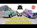 Rolling out with Decepticon Onslaught & Optimus Prime!!! - [DAIMLER TRUCKS VISIT 2017]