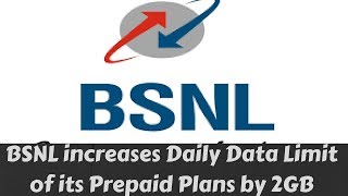 BSNL increases Daily Data Limit of its Prepaid Plans by 2GB