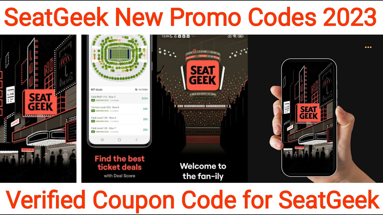 Seatgeek Promo Codes 2023 Working Code For Seat Geek Tickets Verified You