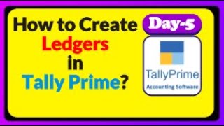 Ledgers Creation in Tally prime #tallyprimefullcourse #learntallyprime #tallylearningworld