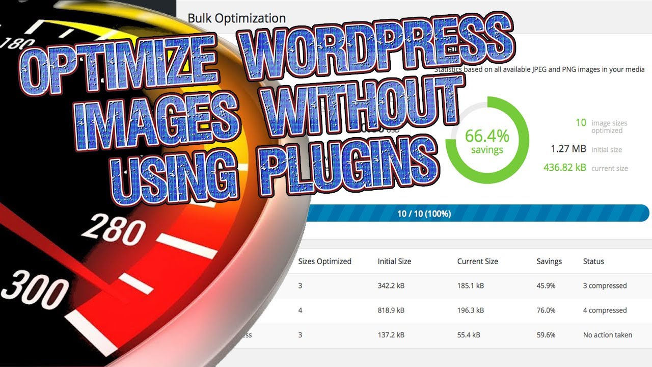 How To Optimize Wordpress Images Without Using Any Plugin - YouTube